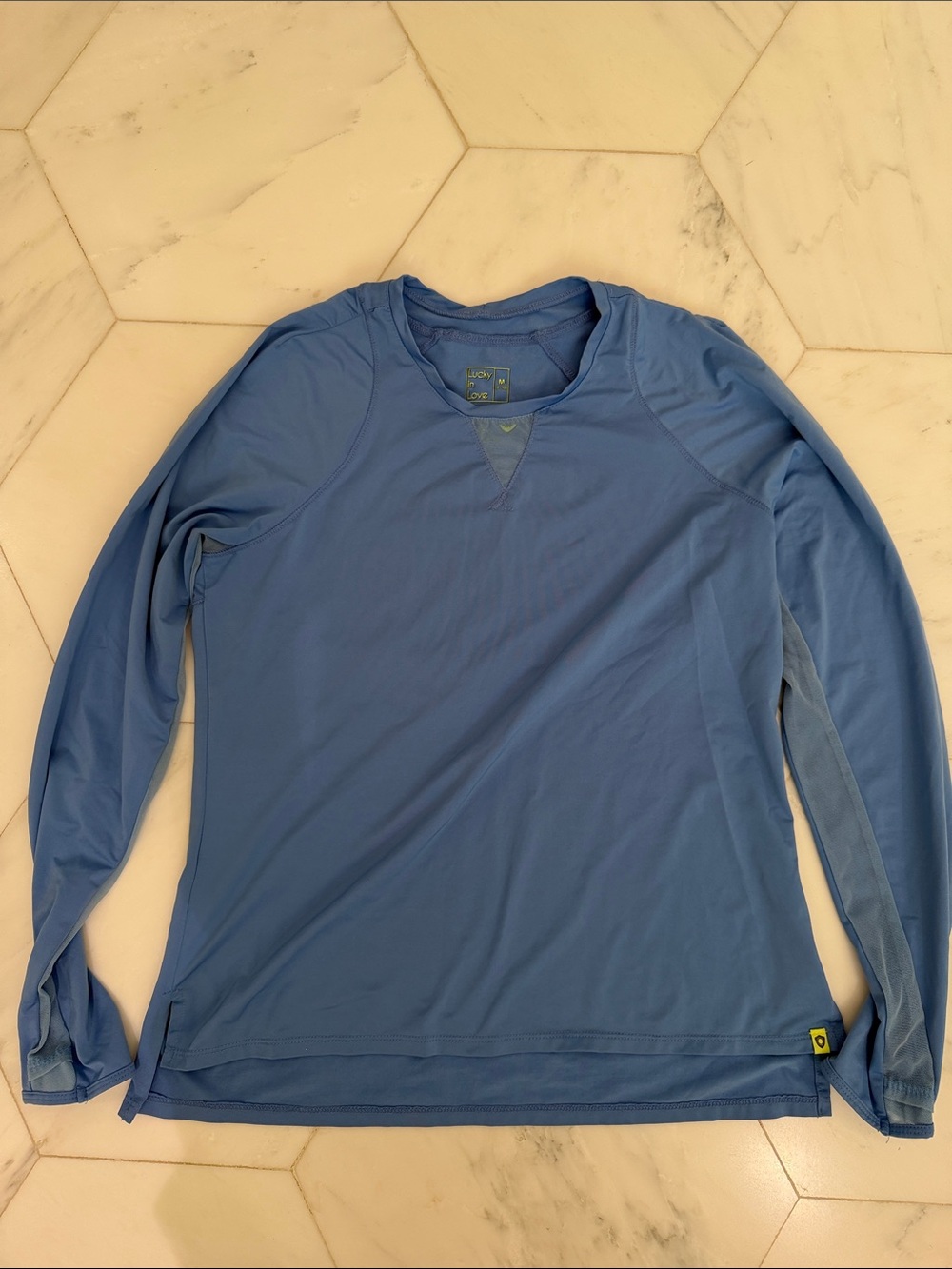 Light Blue Women’s Lucky in Love Long-Sleeve Performance Shirt SPF 50